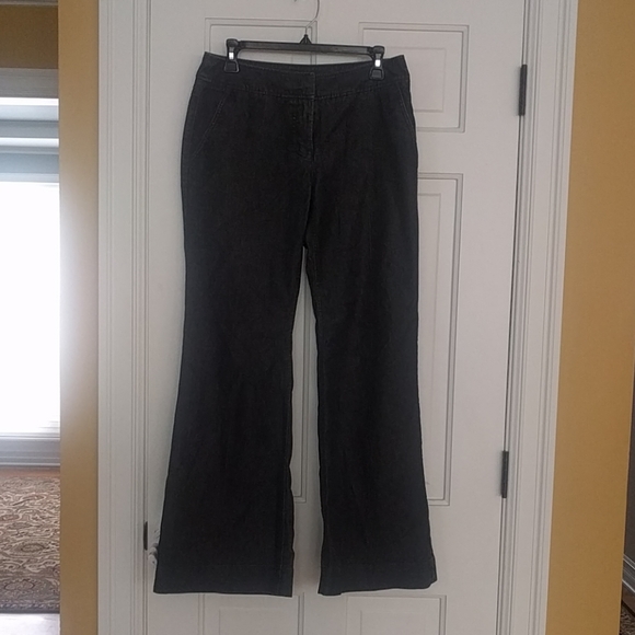 Kenneth Cole Denim - Kenneth Cole Black Wide Leg Flare Jeans